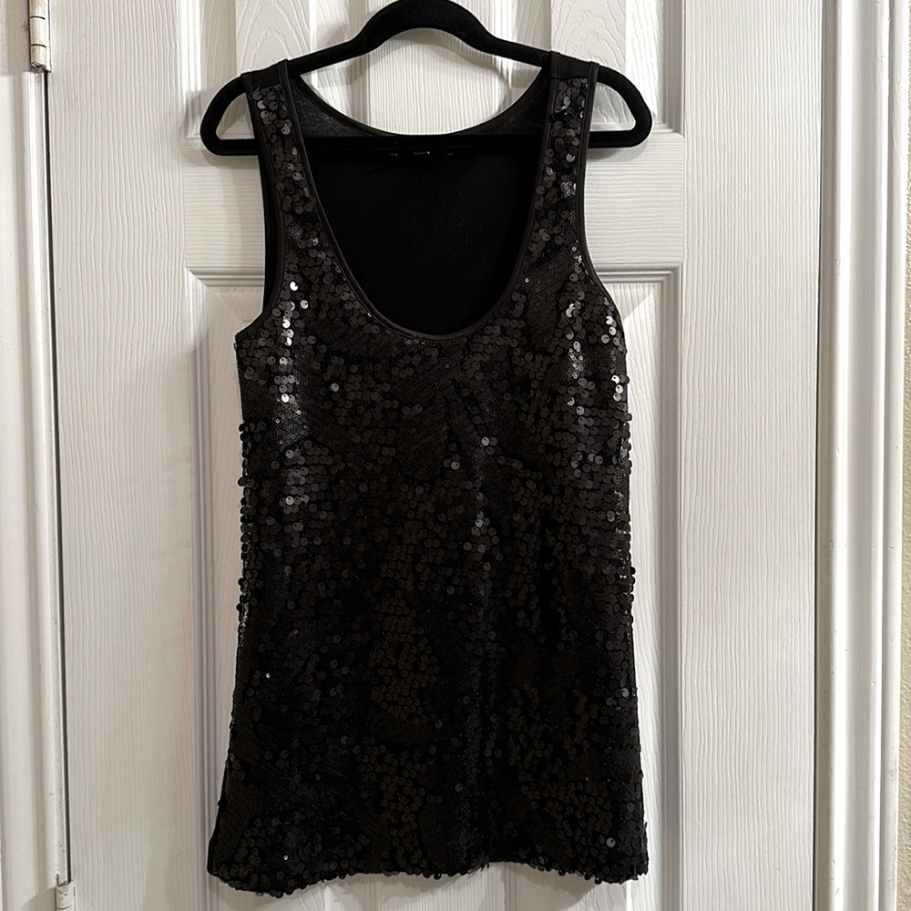 Express Sequin Tank Top